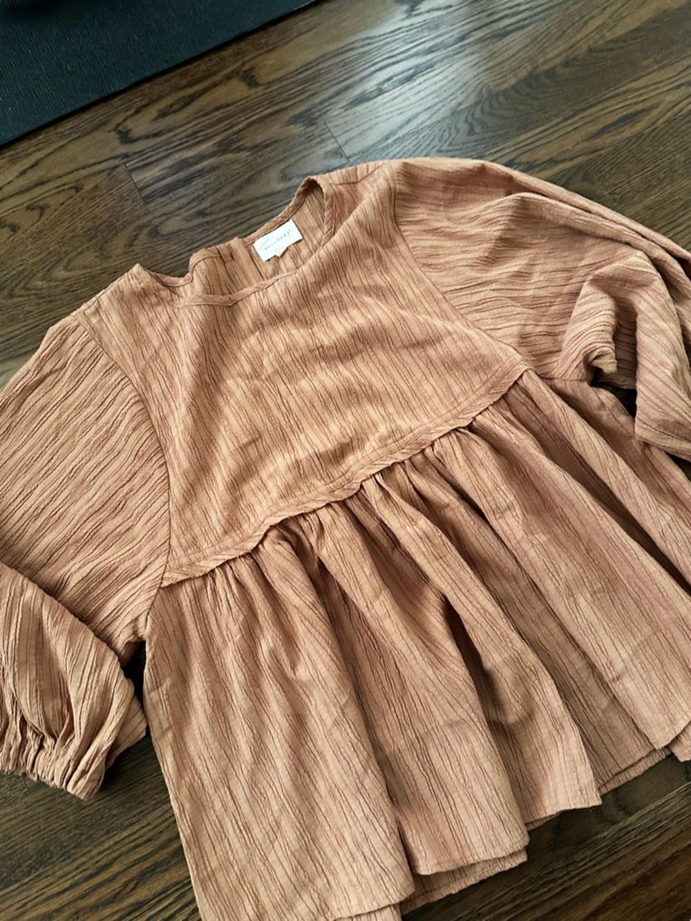 Melloday Peplum Boho blouse Top - Picture 11 of 14